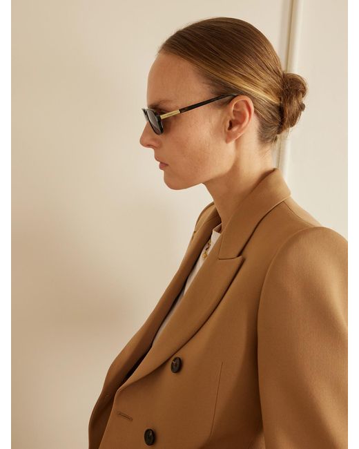 Chloé Multicolor Judy Rectangle-Frame Acetate Sunglasses