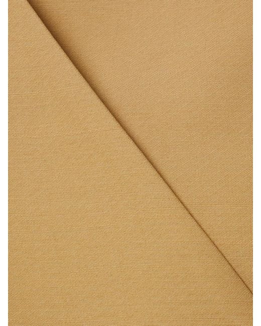 Co. Natural Woven Wrap Top