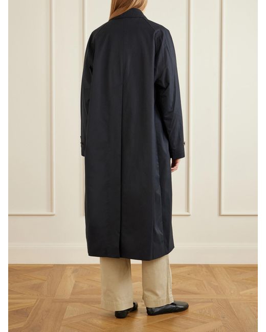 Studio Nicholson Blue Holin Cotton-Blend Trench Coat