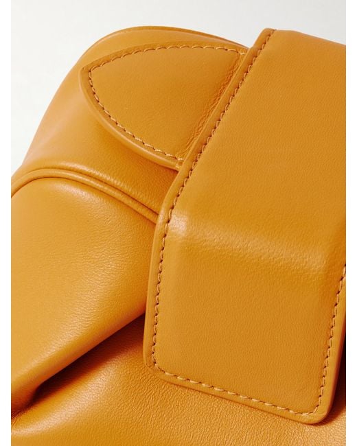 Pochette En Cuir Soft Demi Gabriela Hearst en coloris Orange