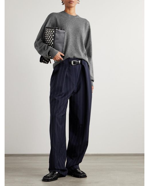 Jil Sander Gray Cashmere Sweater