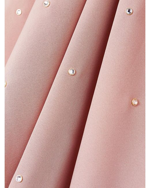 Stella McCartney Pink Crystal-Embellished Crepe Kaftan