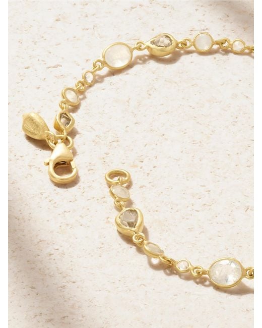 Pippa Small Natural 18-Karat Multi-Stone Bracelet