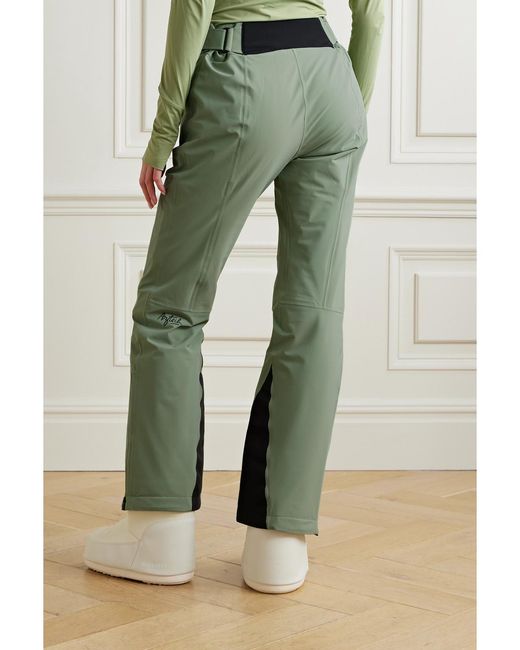 Aztech Mountain Green Team Aztech Padded Bootcut Ski Pants