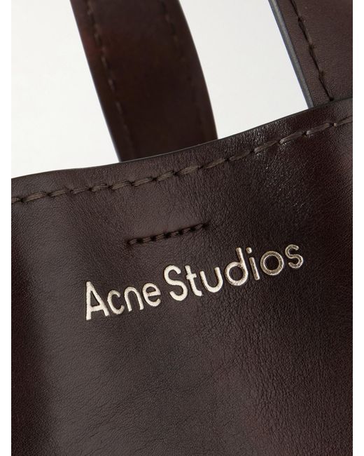 Acne Brown Musubi Knotted Leather Tote