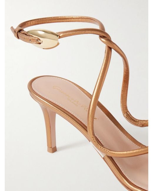 Gianvito Rossi Natural 70 Leather Sandals