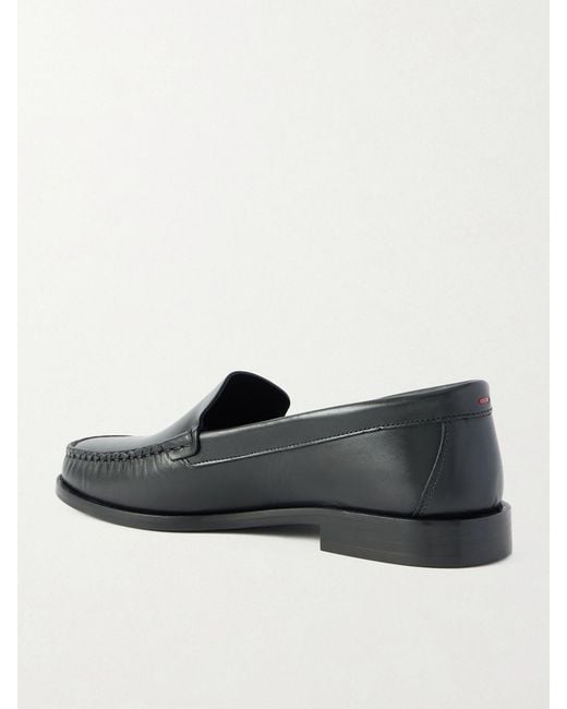 Aeyde Black Arthur Leather Loafers