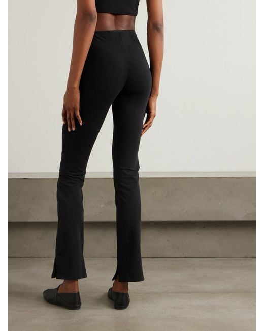 Skin Black Base Schlaghose Aus Stretch-Jersey Aus Bio-Pima-Baumwolle
