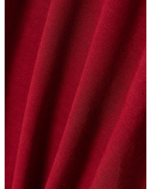 Flore Flore Red Car Ribbed Organic Cotton-Jersey T-Shirt