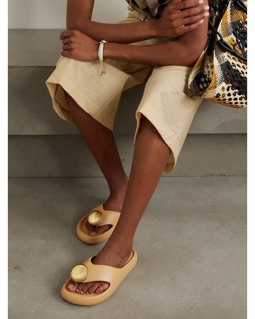 Loewe Brown X Paula's Ibiza Foam Bubble Slides