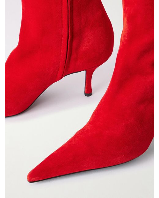 Bottes En Daim Magda Butrym en coloris Red
