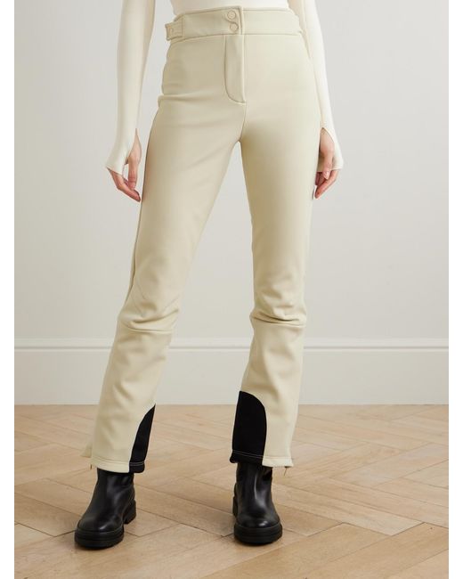 CORDOVA Natural Saint Moritz Stretch Tech-Jersey Flared Ski Pants