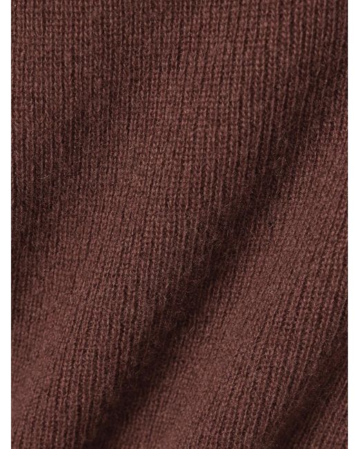 Citizens of Humanity Brown Akira Ribbed Wool And Cashmere-Blend Tank