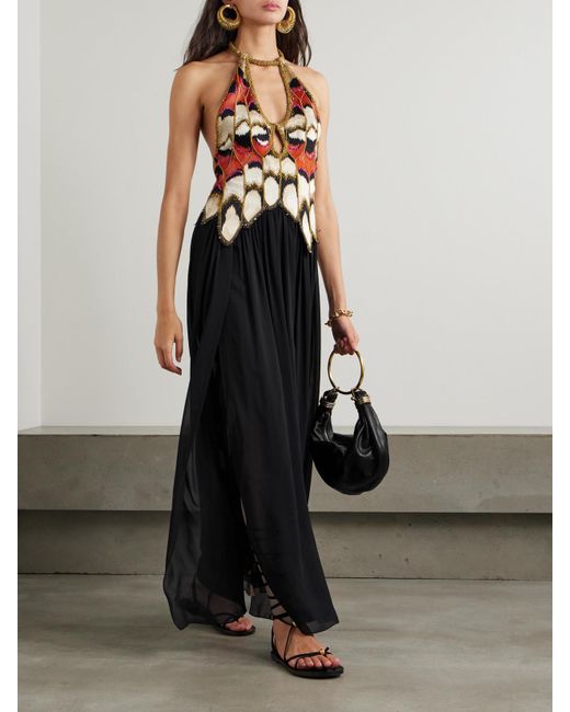 ワンピース Isabel Marant Embroidered dress with bangs Isabel Marant Embroidered Dress With Bangs