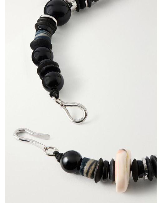 Tohum Design Natural Samsara, Onyx And Seashell Necklace