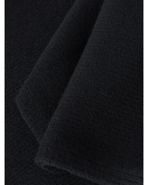 Nour Hammour Black Cashmere Scarf