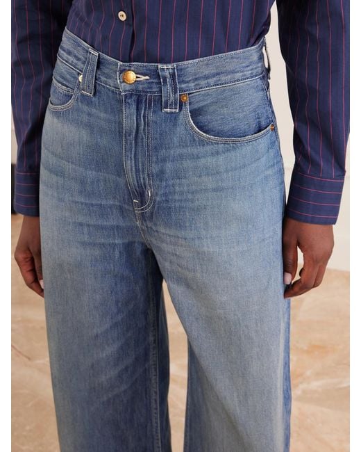 Jamie Haller Blue Baggy Wide-Leg Jeans