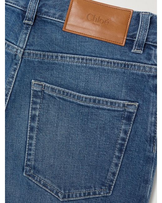 Chloé Blue High-Rise Skinny Jeans
