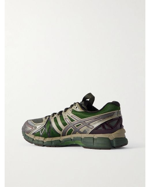 Asics Green Kiko Curation Ub10-S Gel-Kayano 20 Sneakers Aus Mesh Mit Gummibesätzen