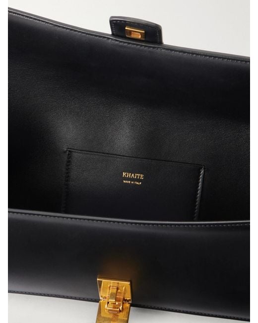 Khaite Black Blake Leather Clutch