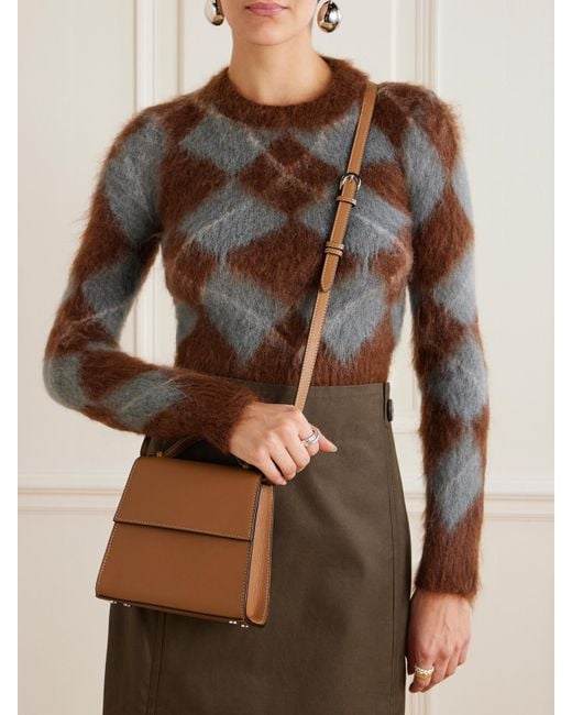 Hunting Season Brown Kleine Tote Aus Leder