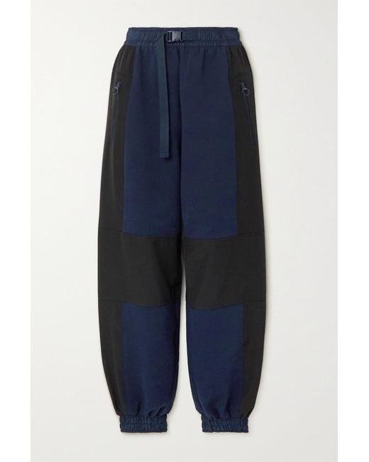 Lacoste Ripstop-paneled Cotton-blend Jersey Track Pants in Blue | Lyst  Canada