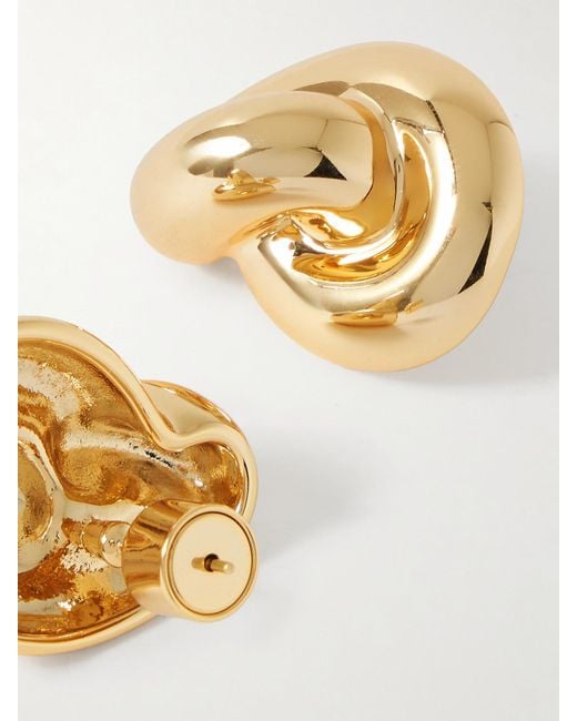 Jennifer Fisher Metallic Knot-Plated Earrings