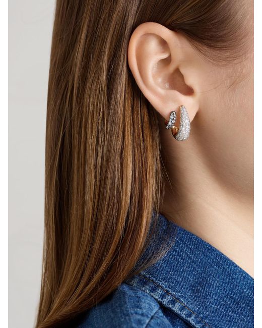 Lucy Delius Natural Signature 14-Karat Diamond Earrings