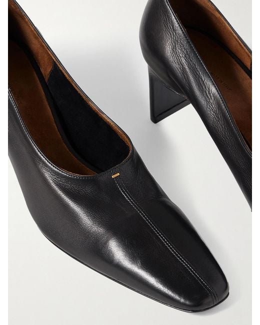 Khaite Black Celia Pumps Aus Leder