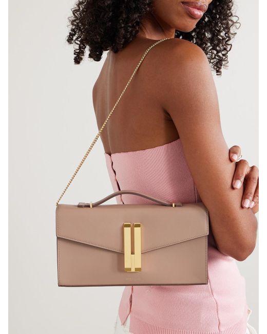 DeMellier London Natural The Vancouver Leather Clutch