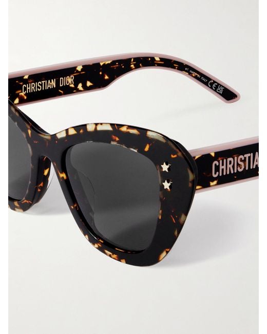 Dior Black Diorpacific B3U Cat-Eye Acetate Sunglasses
