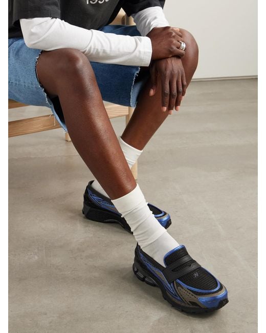 New Balance Blue 1906L Slip-Ons Aus Mesh Mit Leder- Und Gummibesätzen