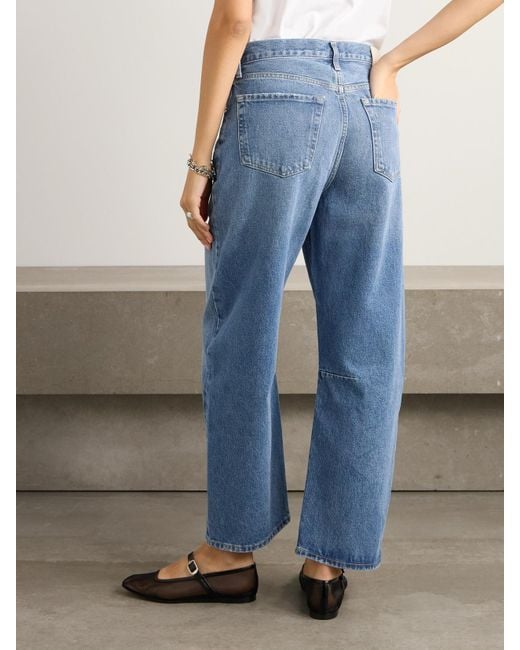 Citizens of Humanity Blue Miro Mid-Rise Barrel-Leg Recycled Jeans