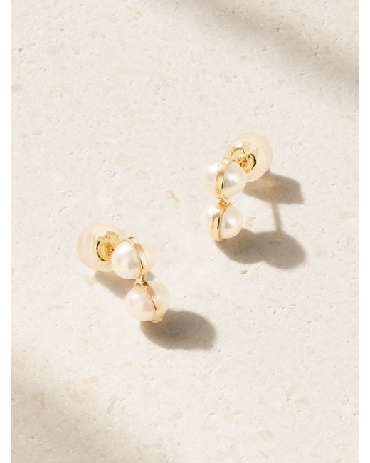 Melissa Joy Manning Natural 14-Karat Recycled Pearl Earrings