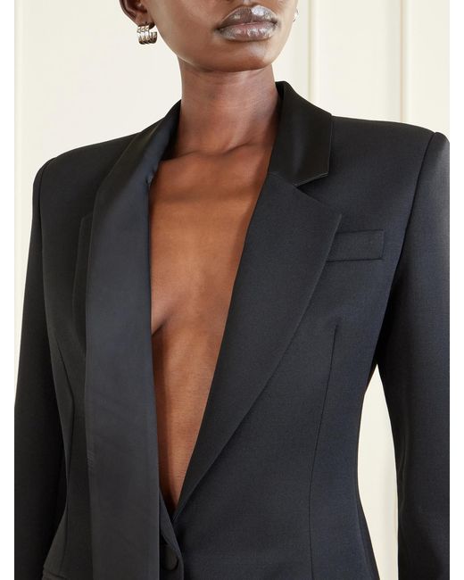 The Attico Black Wool Blazer