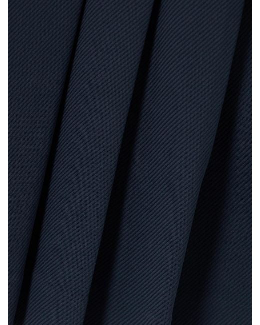 Tory Sport Blue Golf-Rock Aus Twill Mit Jacquard-Besatz