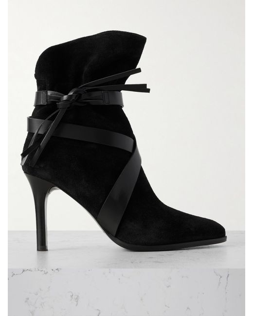 BOTTINES ATINY WRAP en Black Isabel Marant