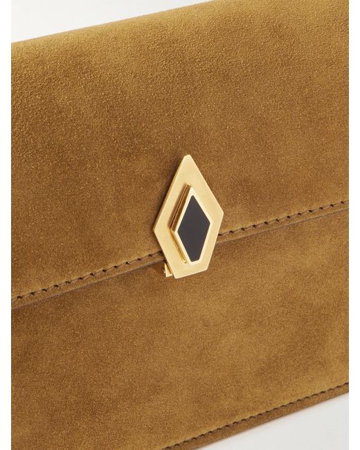 Metier Natural Parallel 22 Small Suede Shoulder Bag