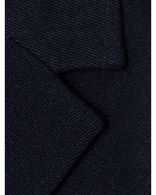 Twp Blue Mattie Wool-Blend Twill Coat