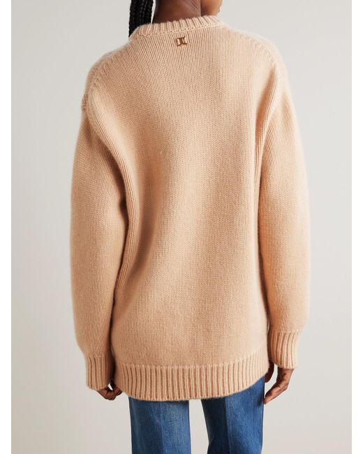 Chloé Natural Cotton And Cashmere-Blend Sweater