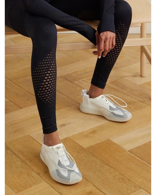 Adidas By Stella McCartney Natural Low Ground Mesh And Tpu Sneakers