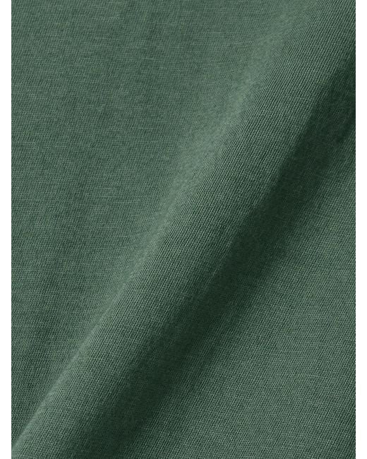 T-Shirt En Jersey De Coton Supima His Twp en coloris Green