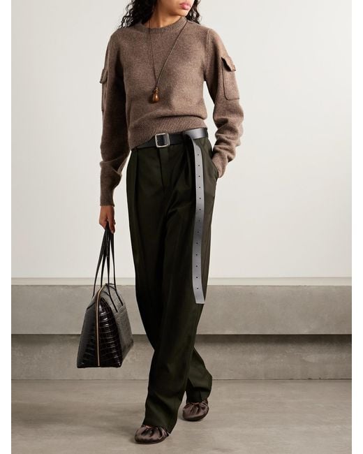 Lemaire Brown Wool Sweater
