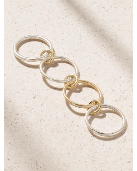 Spinelli Kilcollin Natural Kira Sterling And 18-Karat Diamond Ring