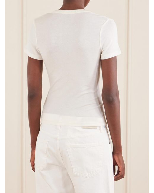 Citizens of Humanity White Maude Jersey T-Shirt