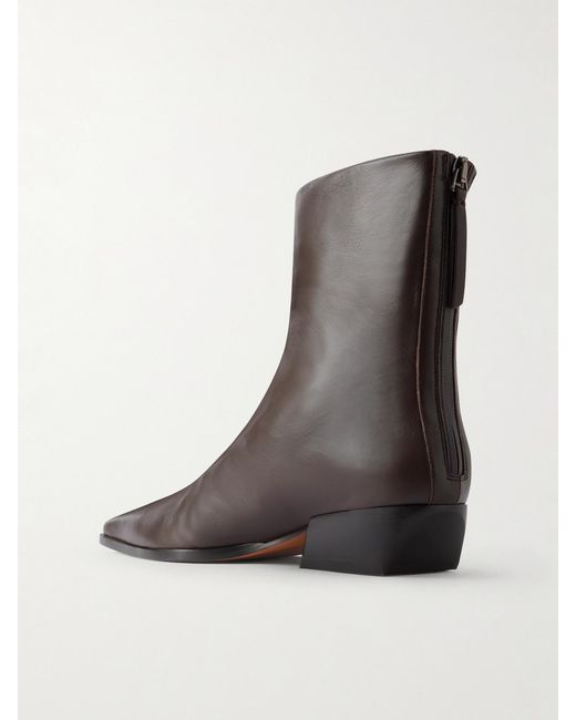 Emme Parsons Brown Minori Leather Ankle Boots