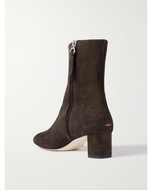 Bottines En Daim Millie Aeyde en coloris Black