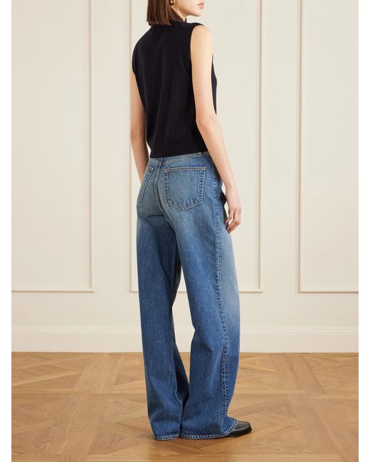 Allude Blue Wool Vest