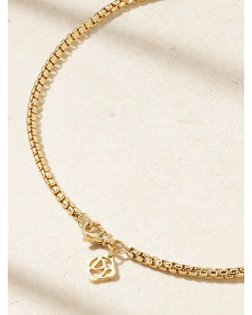 David Yurman Natural Box Chain 18-Karat Necklace