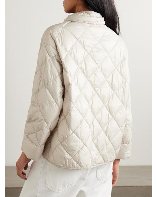 Max Mara Natural The Cube Quilted Shell Down Jacket